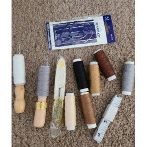 Upholstery Repair Kit 29-Pack, Leather Craft Tool Kit Leather Hand Sewing
